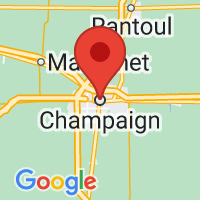 Map of Champaign, IL